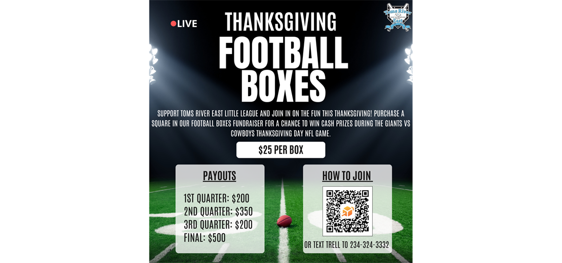 Thanksgiving Football Boxes Fundraiser