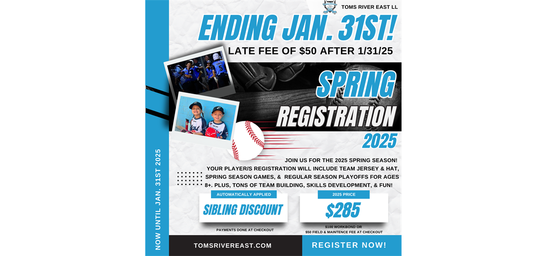 Spring Registration 2025